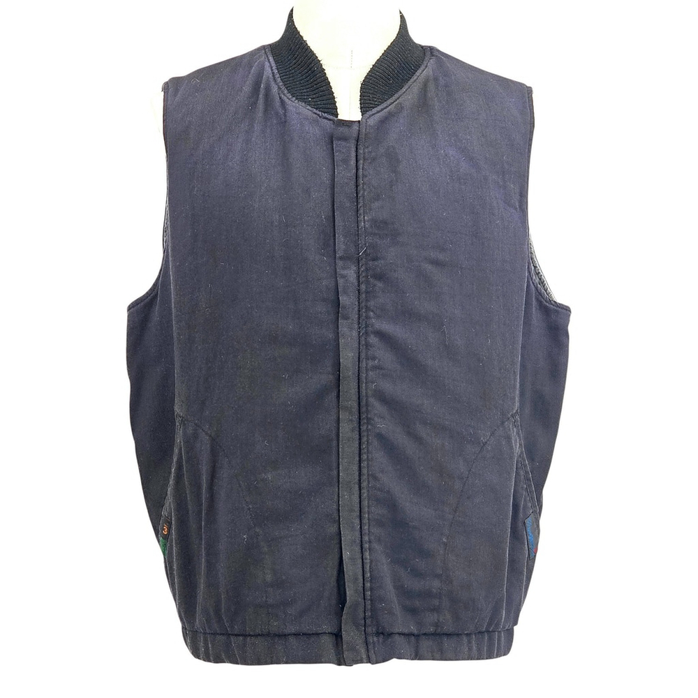 Americana Workwear Workrite FR Arc Rated Insulated Vest Men L Navy ATPV 31.2